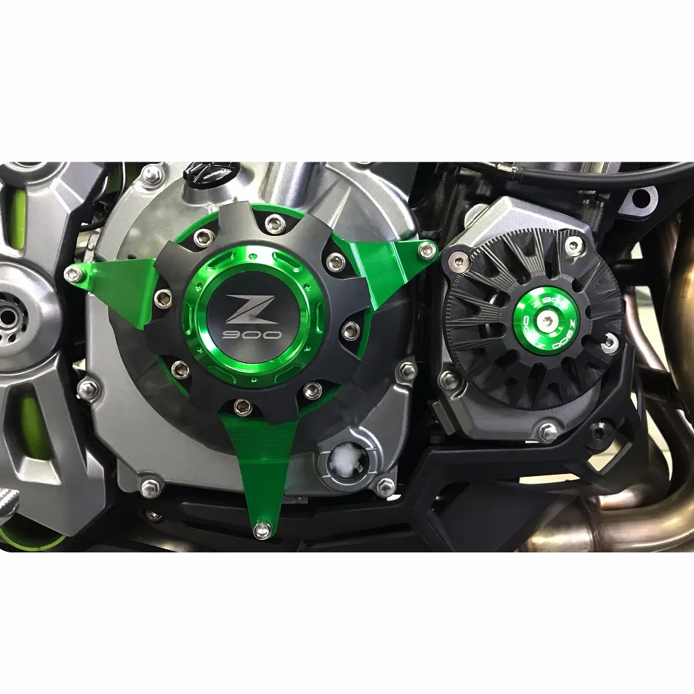 Для Kawasaki Z900 Z 900 Алюминий Высокое качество POM левый и правый Двигатель статора чехол Заглушка Крышка сцепления Рамка протектор