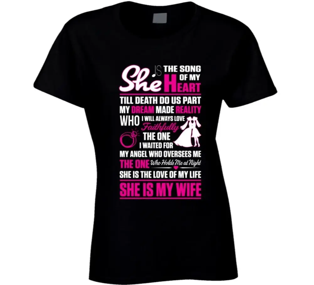 Gildan Lesbian Wedding Lgbtq Gay Pride T Shirt Funny Brand Trend Cotton