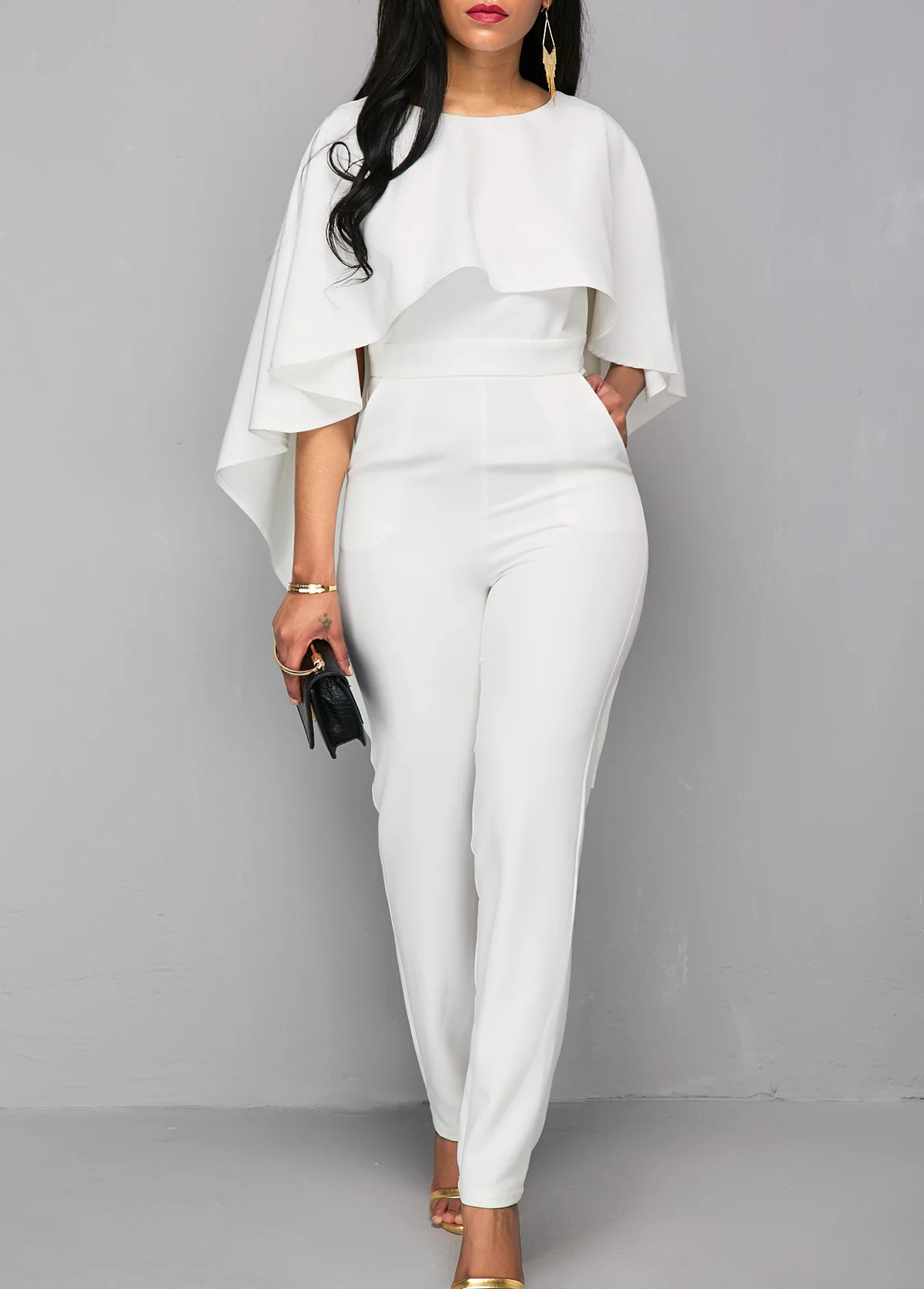 Женская одежда модный Amazon Белый боди размера плюс женский комбинезон комбинезон для женщин Топ боди Женский Белый