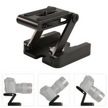 Folding Z Type Tripod Heads Stand Holder Photography Studio Camera Desktop Tripod Quick Release Plate For Action Camera