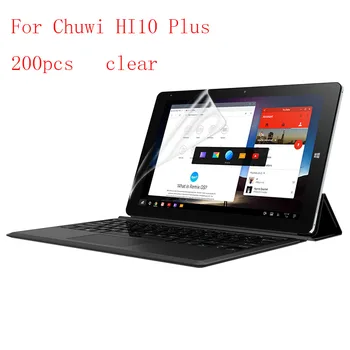 

Transparent Tablet LCD film Screen Protector for Chuwi HI10 Plus 9H Anti-scratch without retail packing 200pcs/lot