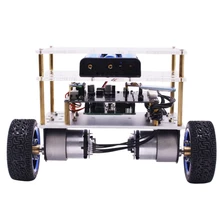 Программирование с открытым исходным кодом самобалансирующийся автомобиль Diy Интеллектуальный робот набор для Arduino Uno балансировочный автомобиль США штекер