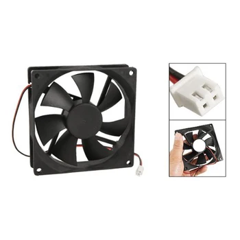 

5* 90mm x 25mm DC 12V 2Pin Cooling Fan for Computer Case CPU Cooler