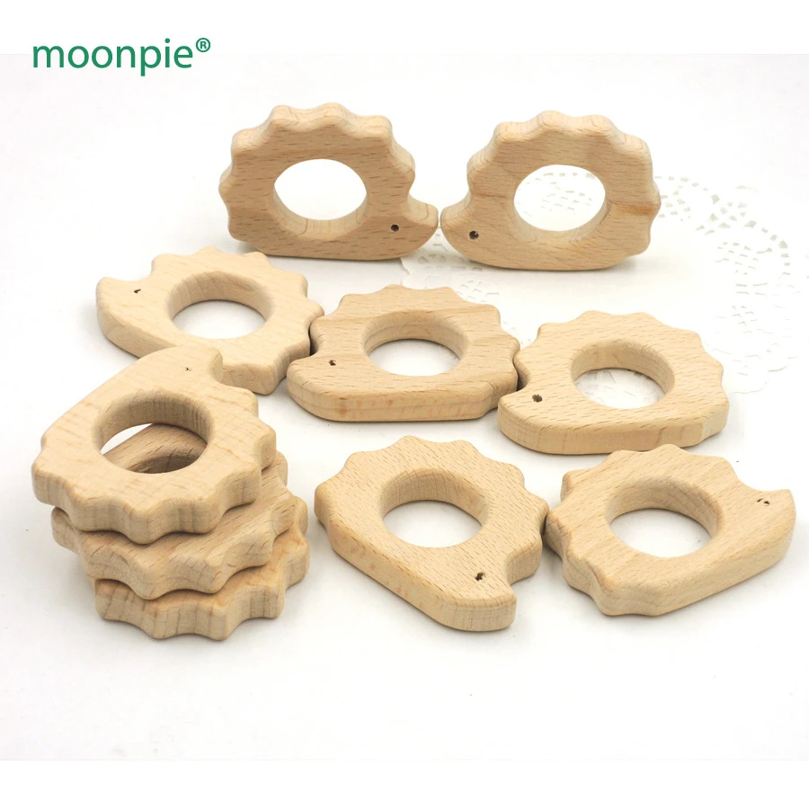 wooden teether shapes