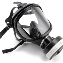 Полная лицевая газовая маска большое поле химической краски распыления одного бака активированного угля