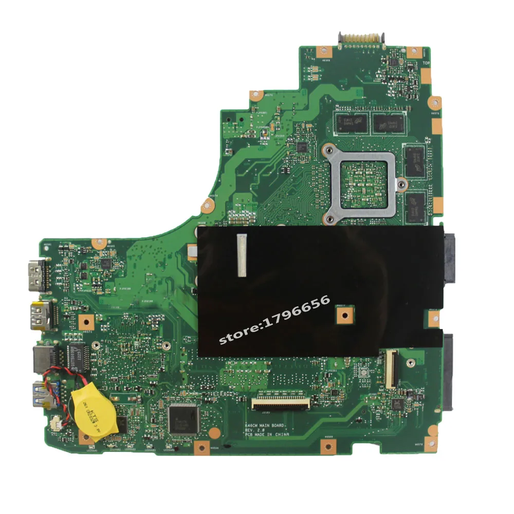 K46CM материнская плата i5 CPU GT630M для Asus K46CB K46C A46C ноутбука Тест 100% OK|motherboard for asus|laptop