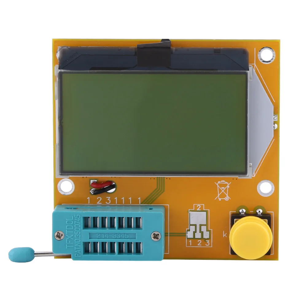 Тестер транзисторов MOS/PNP/NPN L/C/R 12864 ЖК дисплей графический Многофункциональный