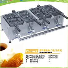 Много моделей Вафля в виде рыб машина для изготовления тайяки Пан газ taiyaki плиты машина