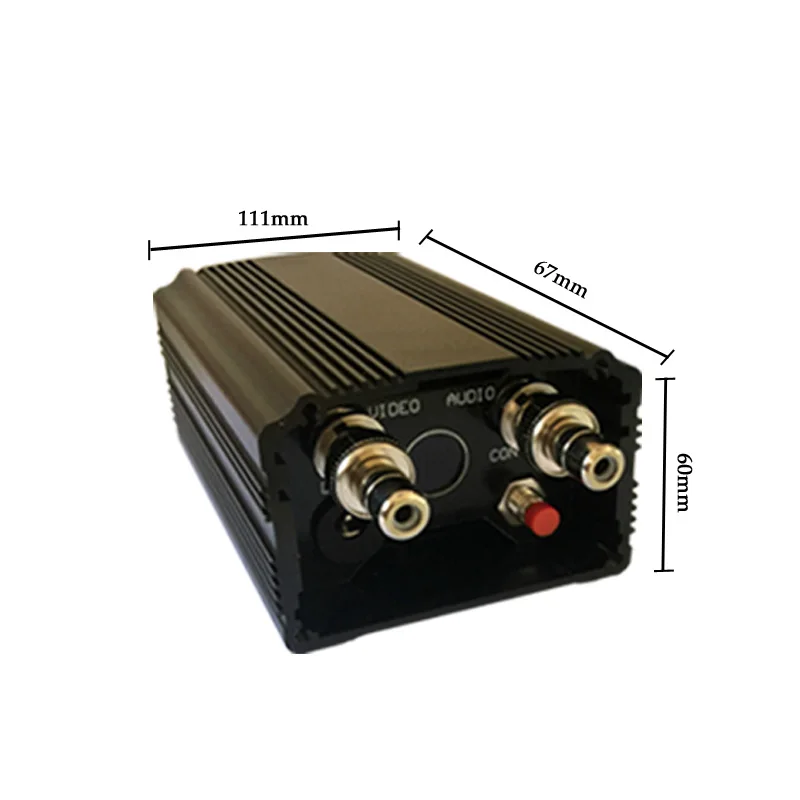 Дальнее расстояние 2 Вт 5000 м FPV AV трансмиттер приемник 1,2 ГГц беспроводной видео Tx и Rx для системы видеонаблюдения