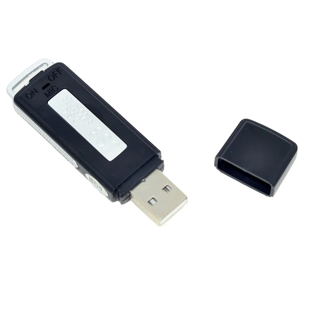 Savetek мини USB ручка 8 Гб 16 Гб брелок цифровой Аудио Диктофон 384 кбит/с Запись одним касанием 70 часов записи черный