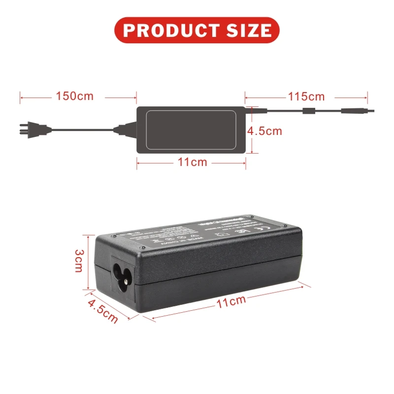 FDBRO Universal For ASUS VivoBook X540S X540 X540L X540LA 19V 2.37A 4.0*1.35 Laptop AC Power Adapter Charger Battery Supply