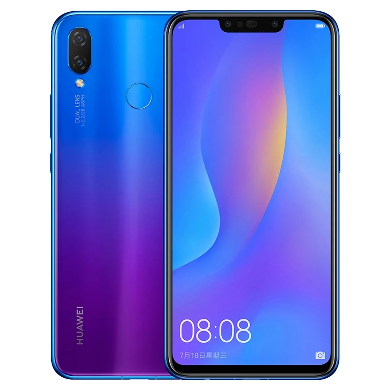 Huawe nova 3i 6G 64G nova3i 6 3 дюйма 4 камеры мобильный телефон Kirin710 Восьмиядерный Android 8 1