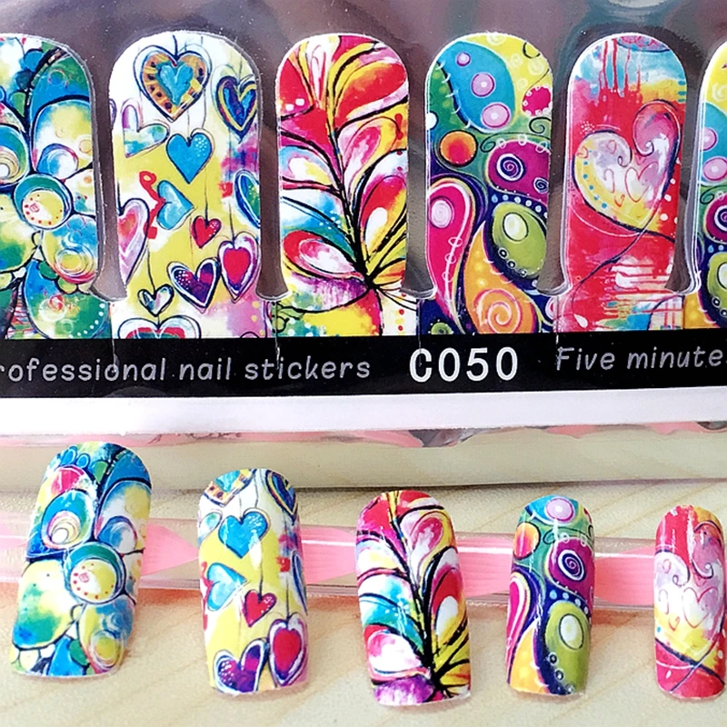 Buy 1 pack professional nail art decoration stickers