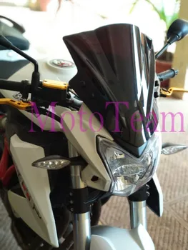 

Now For Honda CB1000R CB 1000R CB300F CB500F CB500X Universal Motorcycle Windshield Windscreen With 7/8" Or 1" Handlebar