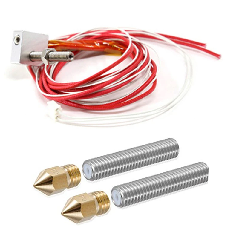 Anet a6 a8 e10 e12 MK8 hotend الطارد I3 أطقم + 2 pcs 0.4mm الفوهات + M6 30/ 40mm الحلق تفلون أنابيب 12 V 40 W ل DIY 3d طابعة جزء Anet a6 a8 e10 e12 MK8 hotend الطارد I3 أطقم + 2 pcs 0.4mm الفوهات + M6 30/ 40mm الحلق تفلون أنابيب 12 V 40 W ل DIY 3d طابعة جزء