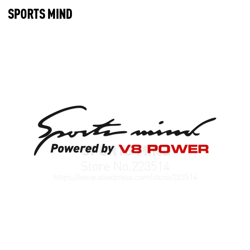 Sports Mind Powered By AUDI SPORT RS4 S- Line Decal Sticker - Foto 6