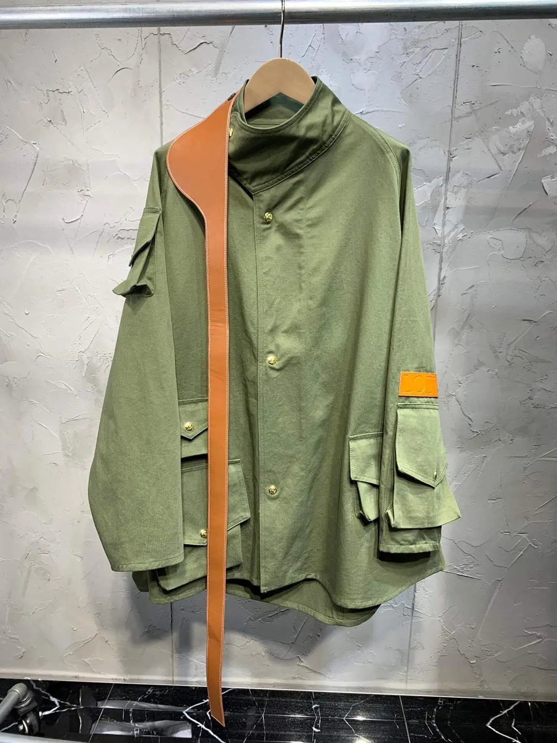 

2019 autumn new women patchwork leather cotton jacket coat ddxgz2v 7.01