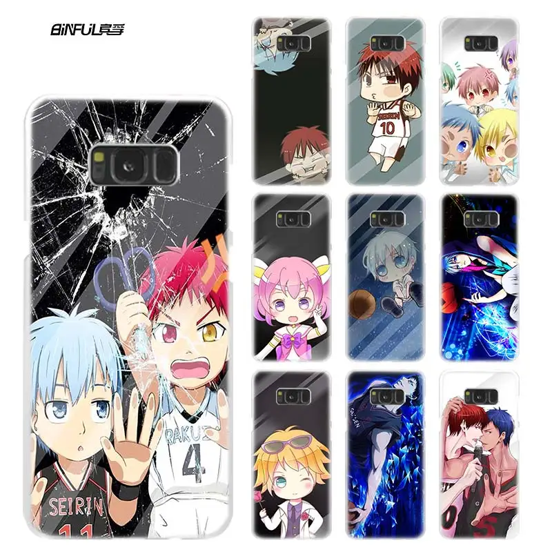 

BiNFUL kuroko no basket Clear Case Cover Coque Shell for Samsung Galaxy S4 S5 Mini S6 S7 Edge S8 S9 Plus