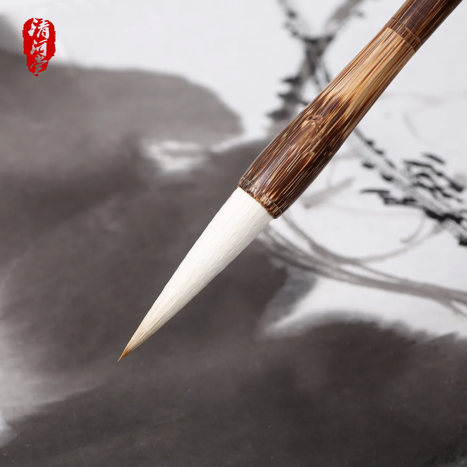 ручка-кисть для каллиграфии. на пушистых ветках снежною каймой. кисть каем. китайская кисть для каллиграфии. кисть каем.