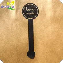 Pudding bottle push music “hand made” seal paste biscuit bag West Point cake box package label sticker