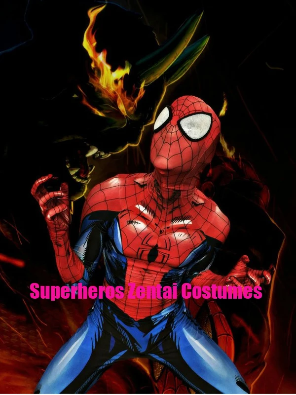 Костюм Супермена 3D принт зентай Человек паук косплей боди лайкра Spidey костюм на