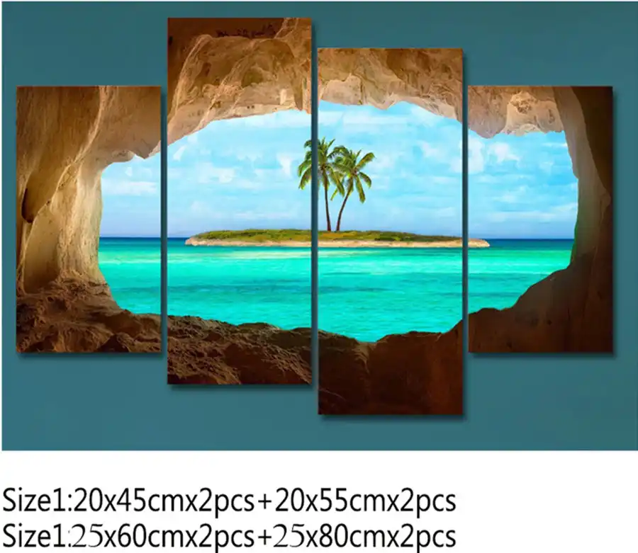 5d алмазная живопись Живописный пейзаж Морское средство Наборы сделай сам