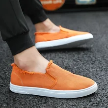 Cresfimix Zapatos Masculinos; Мужская классная Удобная парусиновая обувь без шнуровки; мужская повседневная черная Тканевая обувь; мужские модные лоферы; C5254