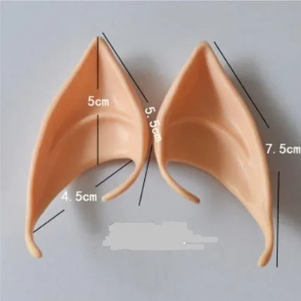 Эльфийские уши Феи вулкан инопланетянин Косплей Хэллоуин маскарадный костюм аксессуар Хоббит Пикси ушные наконечники латексные уха вечерние Cos Реквизит подарок