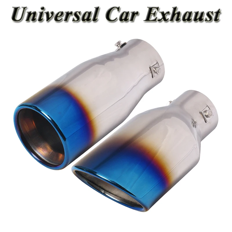 

Universal Car Akrapovic Exhaust Pipe For SUV Muffler Tip Stainless Steel Trim Modified Car Rear Tail Throat Liner Accessories