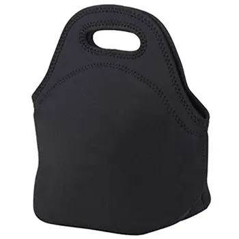 

Mini Rubber Lunch Bag Lunch Bags Thermal Bag Cooler Bag, Lunch Tote Black