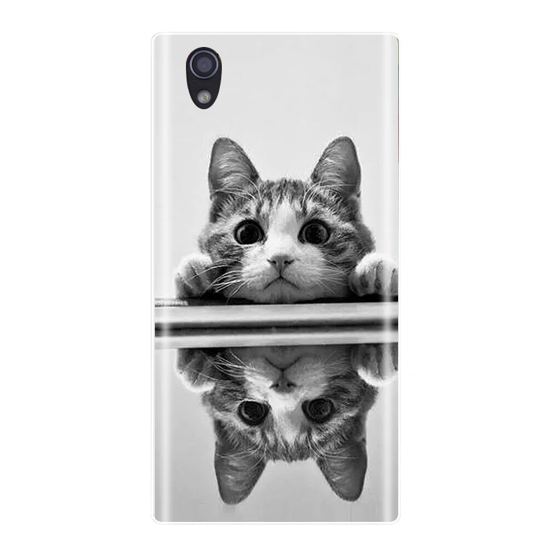 Чехол для телефона lenovo P70, 5,0 дюйма, Мягкий Силиконовый ТПУ чехол с милым котом для lenovo P70, чехол