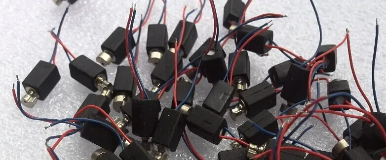Free shipping 80pcs Mini pager Vibrating Vibrator Micro mobile Motor 4mm x 8mm Vibration Pager Motor diameter 4mm