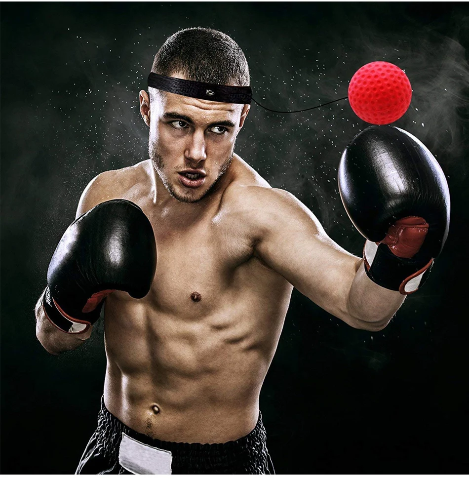 Kampf Ball Reflex Boxing Kopfband für Speed Training Punch Sport Punch Übung DE 