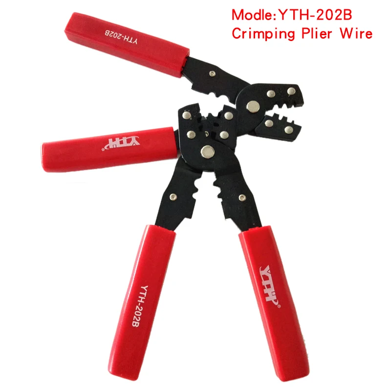 

1pcs free shipping 202B Professional Practical Wire Cable Crimper Cutter Terminal Crimping Press Pliers Hand Tool