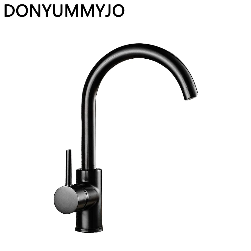 Donyummyjo Best Quality Wholesale And Retail Kitchen Sink Black Water Faucet 360 Degree Rotating Deck Mounted Kitchen Mixer Taps Kitchen Mixer Taps Water Faucetkitchen Mixer Aliexpress