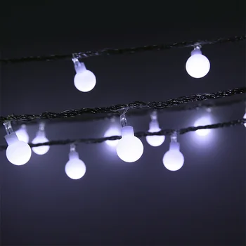 

8M 60LED Solar Led String Light Outdoor LED Lights Decorative Fairy Lighting For Christmas Trees Cool White