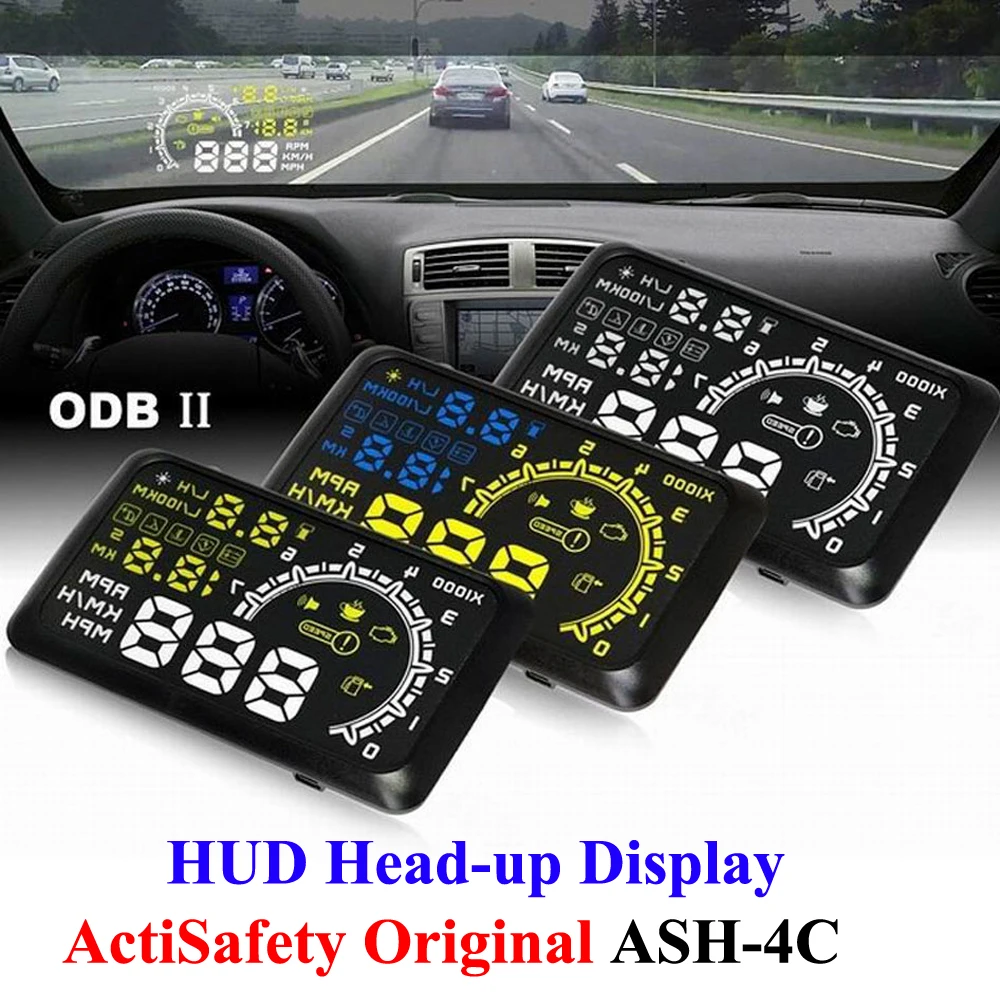 Автомобильный проектор ActiSafety 4C 5 &quot лобовое стекло OBD2 самоадаптивный дисплей