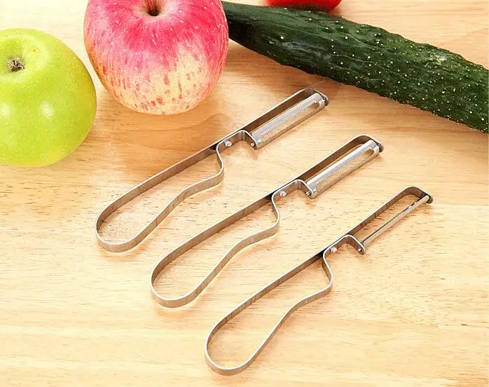 

1PC Vegetables Fruit Peeler Home Kitchen Fruit Slices Potatoes Apple Peeling Nife Multifunctional Peeler Kitchen Tools LF 254