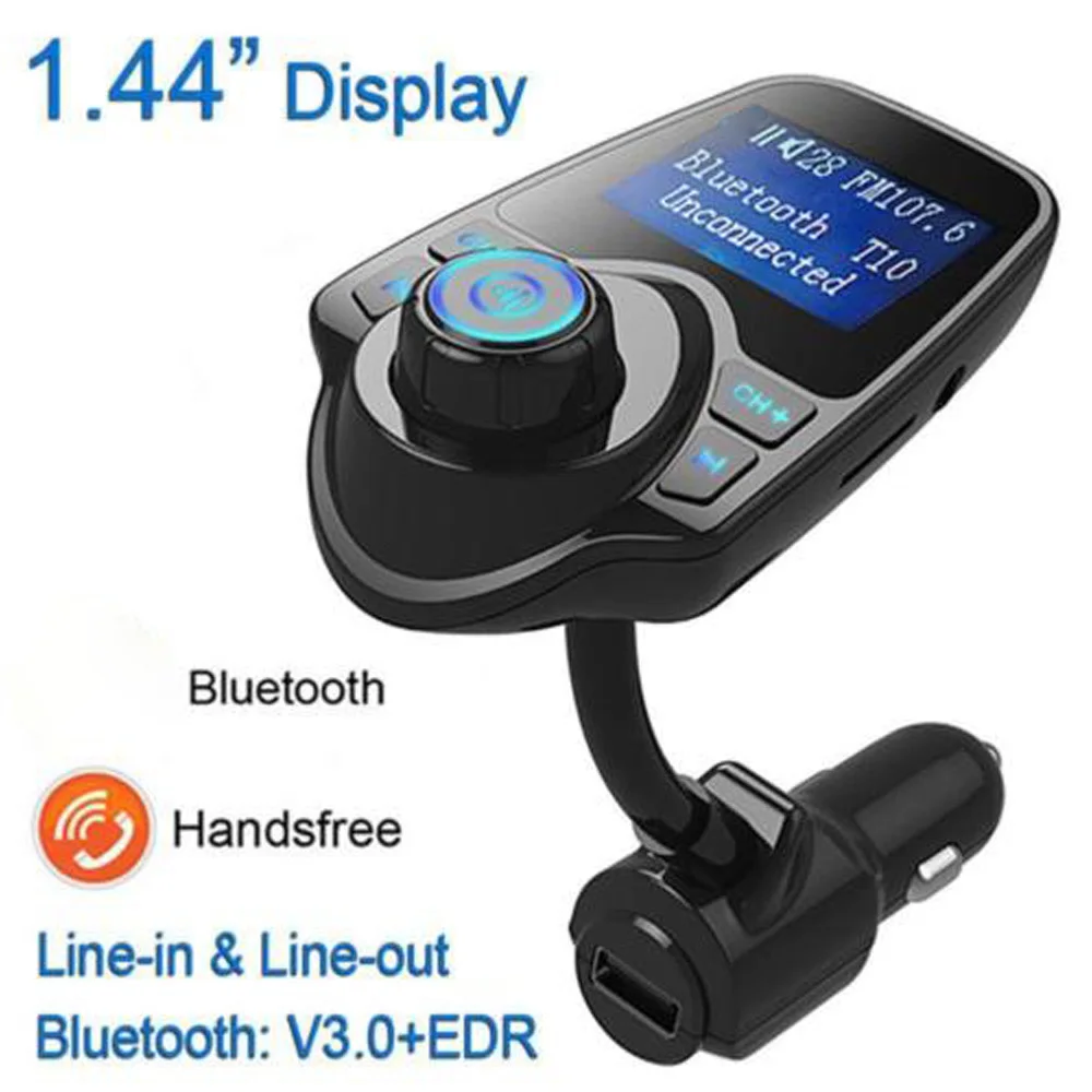 Прочный Bluetooth Hands-free автомобильный комплект fm-передатчик MP3 USB Автомобильное зарядное устройство