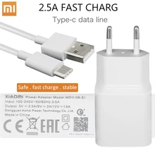XIAO mi 12 В/3,0 А QC Быстрая быстрая зарядка USB настенное зарядное устройство адаптер ЕС с type C кабель для передачи данных для Xiaomi mi 8 6 mi 6