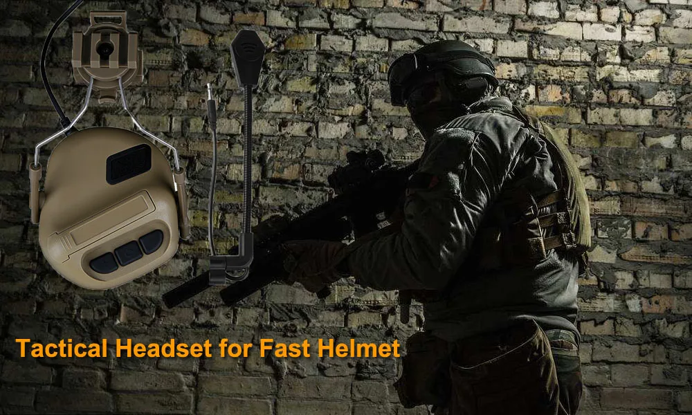 Уличная охотничья игра тактическая гарнитура стрельба военный шлем наушники гарнитура COMTAC с быстрым шлемом рельсовый адаптер Peltor набор