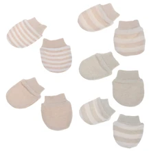 1 пара Детские перчатки против царапин для защиты новорожденных лица Хлопковые варежки-царапки