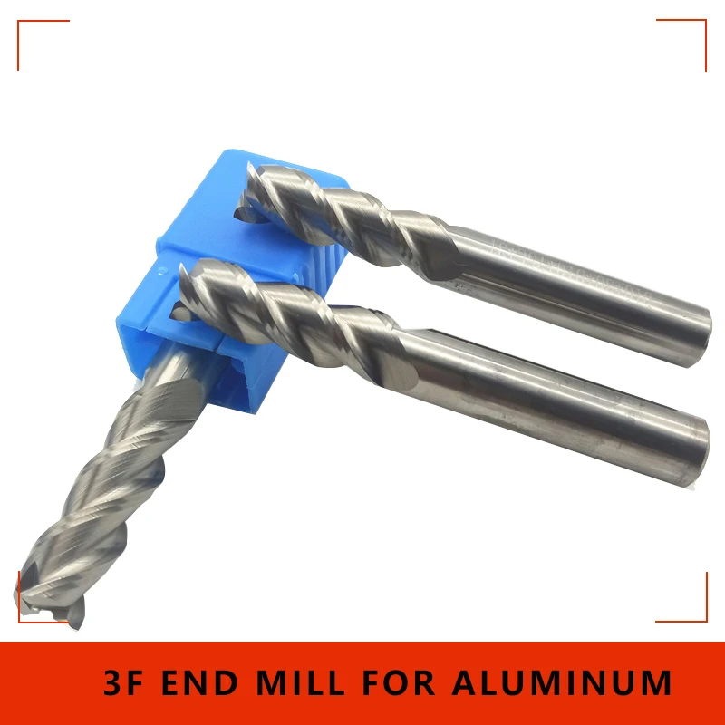 Buy 12MM End Mill for Aluminum 1PC HRC50 3F D12*30*75L