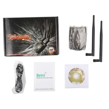 

BT-N9100 High power 3000mW PC wireless Wifi Adapter Long Range with Dual Antenna