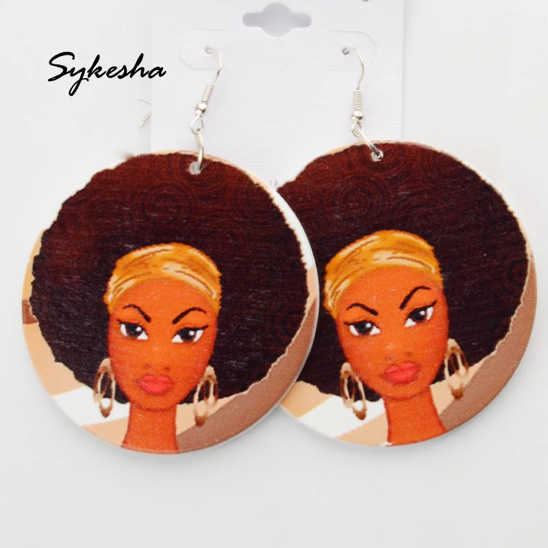 African jewelry ethnic tribal natural hair colorful earrings