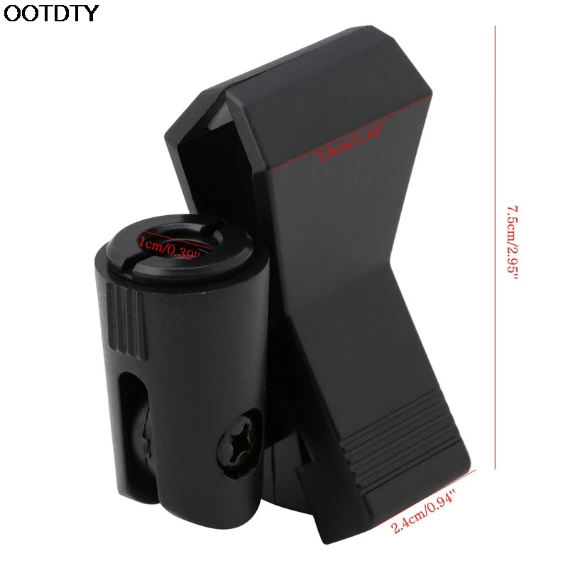 Гибкий Shockmount универсальный бабочка весна микрофон клип держатель черный# L060# горячий