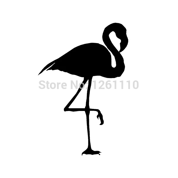 

15*10cm Flamingo Birds Decals vinyl sticker Decal for Car SUV Truck Window Bumper Laptop Wall Decals stickers 13 Colors