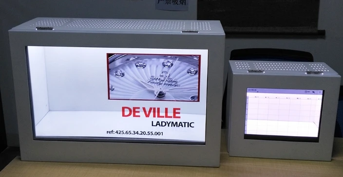  PC computer built in 22 32 42 47 55 65 85 inch LCD Touch interactive transparent advertising screen