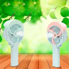 Мини Портативный портативный вентилятор воздушного охлаждения USB вентилятор с увлажнением путешествия персональный ручной вентилятор с 18650 перезаряжаемой батареей