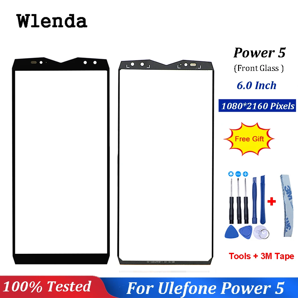 Переднее стекло для Ulefone Power 5 6 дюймов без сенсорного экрана дигитайзер сенсор ЖК
